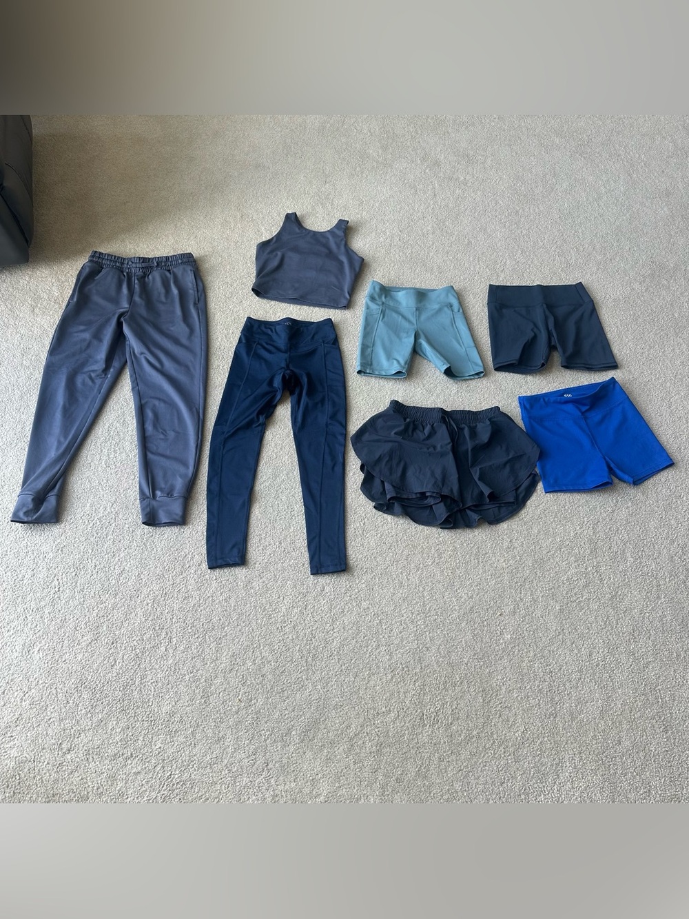 💙🩵Mixed Blues Girls Activewear Bundle - 10-12